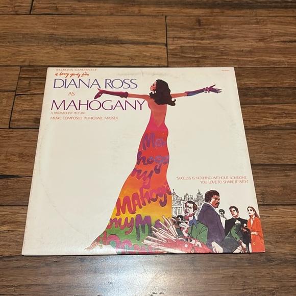 Motown Other - DIANA ROSS as Mahogany Soundtrack LP 1975 Motown M6-85851 Stereo Vinyl Record